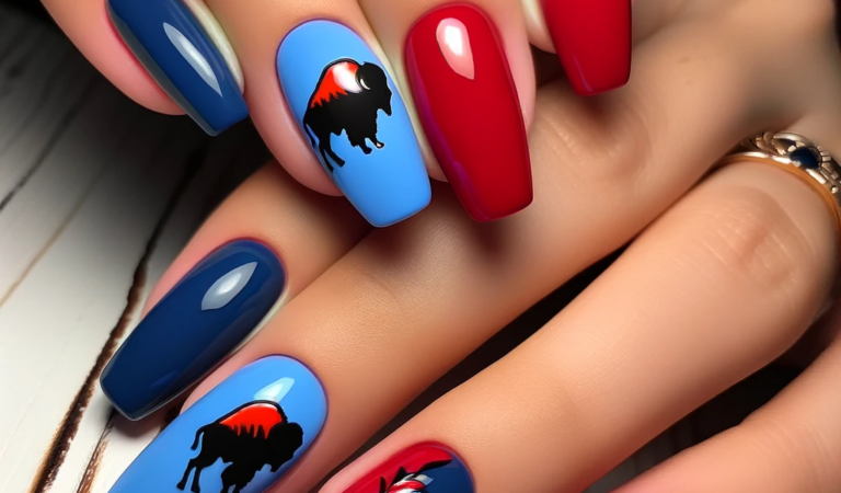 15 Superbowl Nail Designs to Unleash Your Football Team Spirit